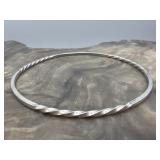 Handmade Sterling Bangle from Siam Collection