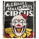 Vintage Al G. Kelly & Miller Bros Circus Poster