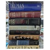 Lot of 8 Hardcover History Biographies and