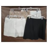 White House Black Market Dress Shorts Sz 8