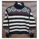 Vtg Polo Ralph Lauren Wool Snowflake Sweater