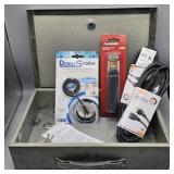 LOCK BOX W/ KEY LOCK TO BE ESSEMBLED, DRAIN
