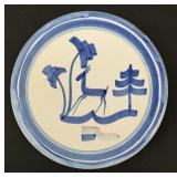 Else Dorr Velten Vordamm Stoneware Plate Vintage