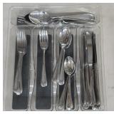 Oneida Satin Accent Flatware Set