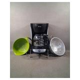 Mr. Coffee 12-Cup Maker & 2 Colanders