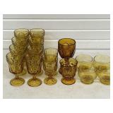 16 PCS. ANCHOR HOCKING, HAZEL ATLAS, INDIANA