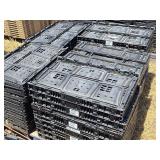 Pallet of Collapsible Crates / Flats