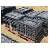 Pallet of Collapsible Crates / Flats