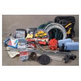 Misc Hardware & Tool Lot w/ DeWALT Blade & Bessey