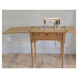 Singer 301A Sewing Machine in Cabinet
