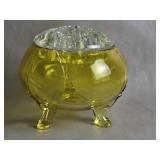 UV Reactive Viking Glass Flowerlite Rose Bowl