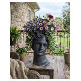 Head of Apollo Resin Planter, Planter Only