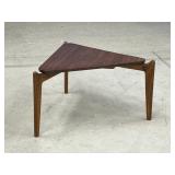 Mid Century Triangle Spider Leg Side Table