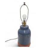 Hand Thrown Crock Lamp Pottery Farmhouse