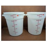 2 - 22qt Food Grade Buckets