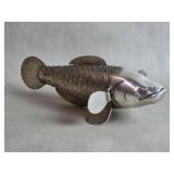 Vintage Articulated Silver Fish