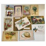 Variety of 12 Antique Postcards