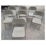 7 Metal Folding Chairs