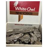 VTG White Owl Cigar Box w/ Crystal Rocks