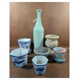 Ceramic Planters and Vase