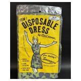 VTG NOS Disposable Dress 1960ï¿½s Era