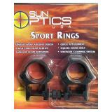 NIB SUN OPTICS SPORT RINGS PEEP THROUGH SCOPE