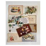 10 Antique Postcards Remembrance/ Christmas/ New
