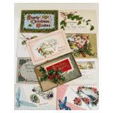 10 Mixed Antique Postcards