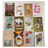 Variety 12 Antique Postcards 1 Carthage MO
