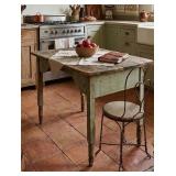 Rustic Farmhouse Kitchen Table & One Chair (One