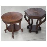 Two Modern Lamp / End Tables