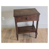 Antique Mahogany Night Stand / End Table