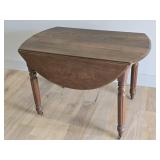 Antique Walnut Drop-Leaf Dining Table