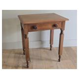 19th Century Lamp Table / Stand w/ Drawer