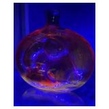 Rossini Hand Made Emily Glass Bottle UV Reactive