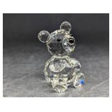 Swarovski Austrian Crystal  Bear Figurine Teddy