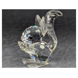 Swarovski Crystal Squirrel Swan Mark Woodland