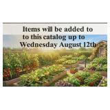 MORE ITEMS DAILY UNTIL August 12th!