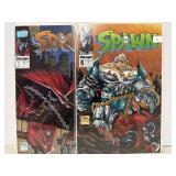 Two Spawn Comic Books - 1992 First Printing