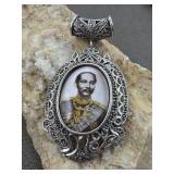 King Rama V of Siam 1853-1910 Sterling, Enamel &