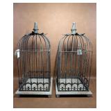 2 Decorative Bird Cages