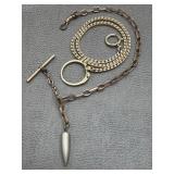 Vintage Pocket Watch Fob  Albert Victorian Era