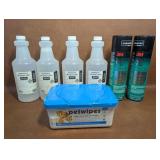 Unopened Isopropyl Alcohol, Contact Adhesive, Pet