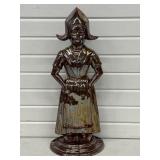 Cast Iron Dutch Holland Lady Fire Place Companion