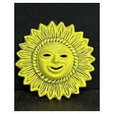 POTTERY WALL HANGING SMILING SUN