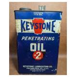 Vintage Keystone Penetrating Oil Can, 1Gallon