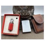Zippo Lighter, Camel Case & Audubon Bird Call