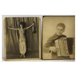 Antique Signed Photos 1918 & 1919 Musicians