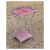 Vintage Folding Metal Stand