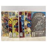 6 Marvel Comics Spider-Man Stickers shown are